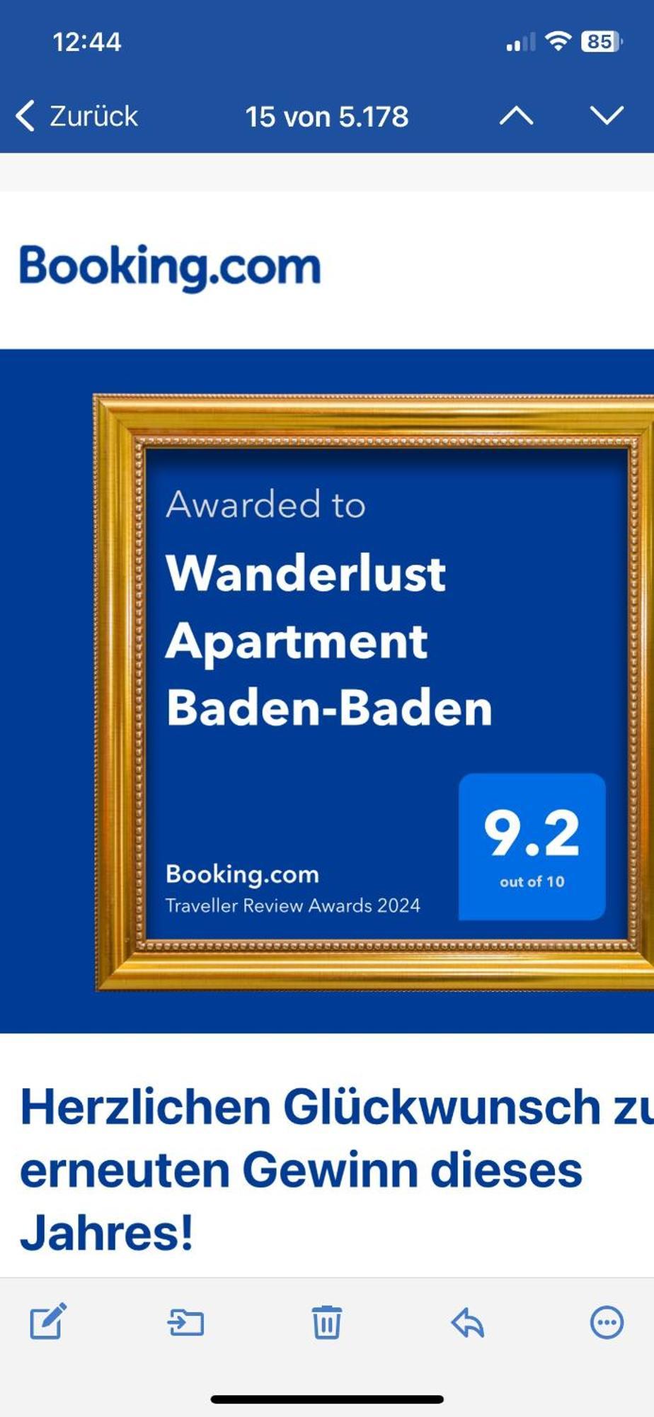 Wanderlust Apartment Баден-Баден Экстерьер фото